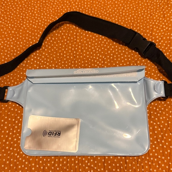Other - ORLOKPAK Light Blue Waterproof Pouch with Logo